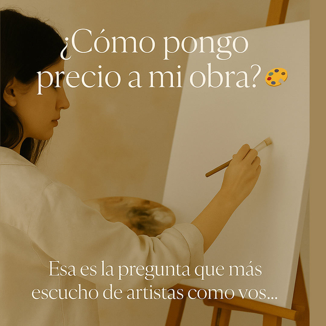 Aprendé a ponerle precio a tus obras sin dudar. En 26 minutos vas a aprender dos métodos profesionales para calcular el valor de tus pinturas y vender con seguridad. 🎨 Acceso inmediato + planilla lista para usar.